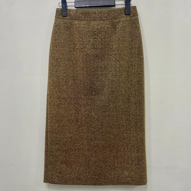 오르 골드 펄 스커트 S