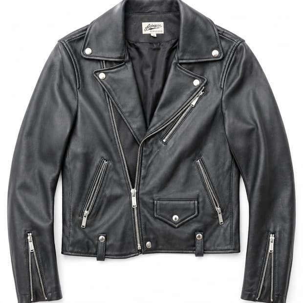 에이징씨 라이더 자켓 S (이탈리안 레더)