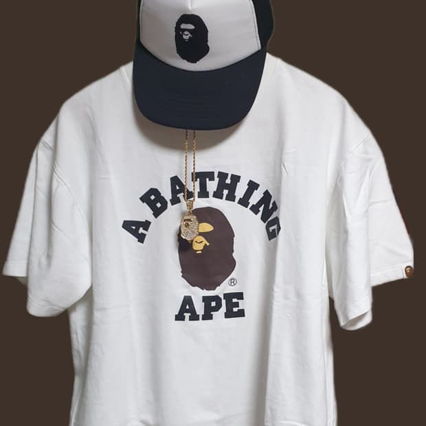 베이프 Bape 반팔티 티셔츠(베이프목걸이 추가결재)
