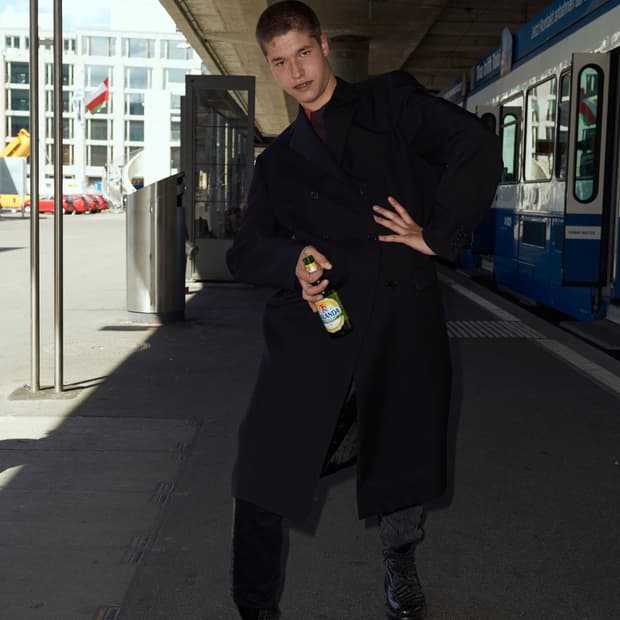 베트멍 더블 브레스티드 코트