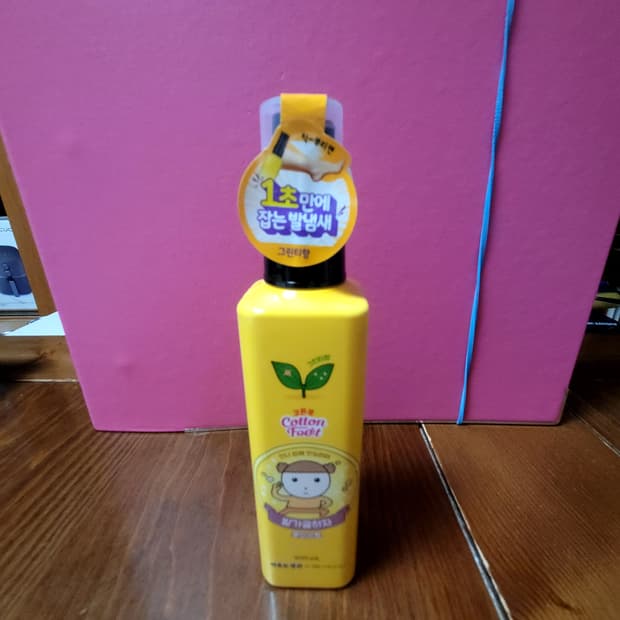 온더바디 코튼풋 풋미스트 그린티향 100ml 새상품