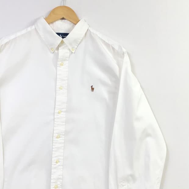 XL 폴로 화이트 셔츠