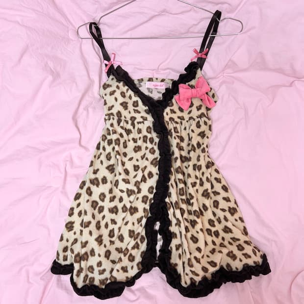 슈가돌 레오파드 룸웨어 홈웨어 슬립 히메갸루 키치갸루 오네갸루