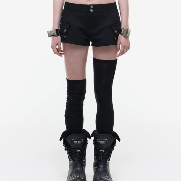 오퍼스0012 micro cargo pants black s사이즈