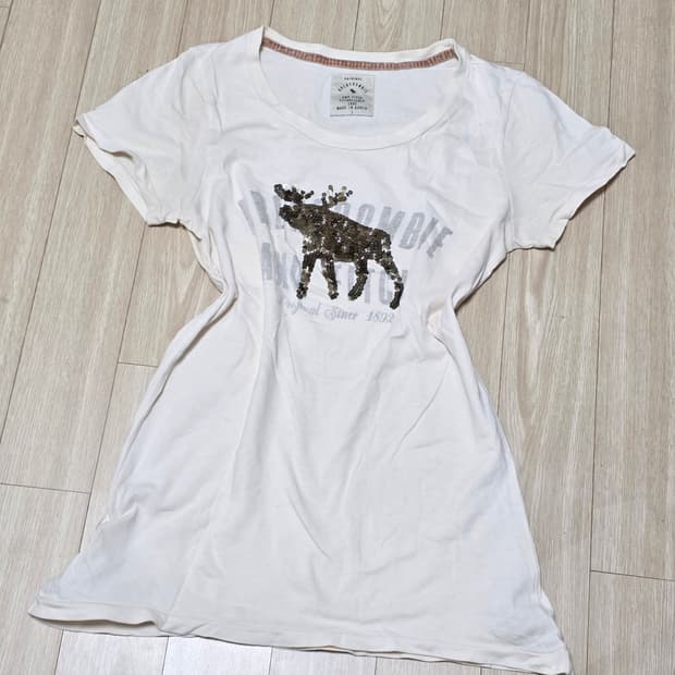 아베크롬비 빈티지) 여성 반팔티셔츠 y2k 시크 여름슬리브