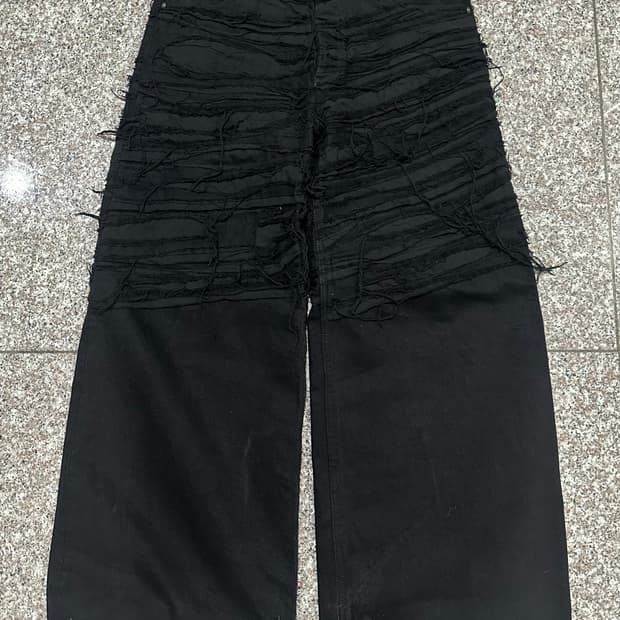 [36]paradoxe 파라독스 와이드 데님 팬츠