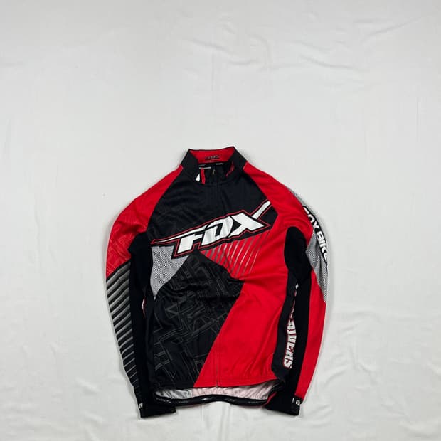 폭스 foxriders 싸이클 긴팔 집업 져지