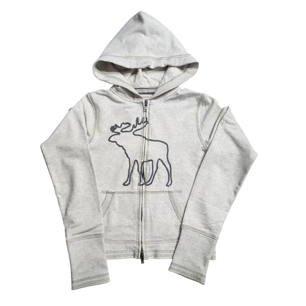 아베크롬비 크롭 후드집업