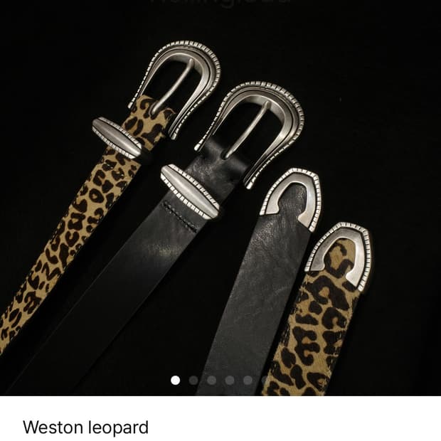 롤링라우드 레오파드 벨트 34사이즈