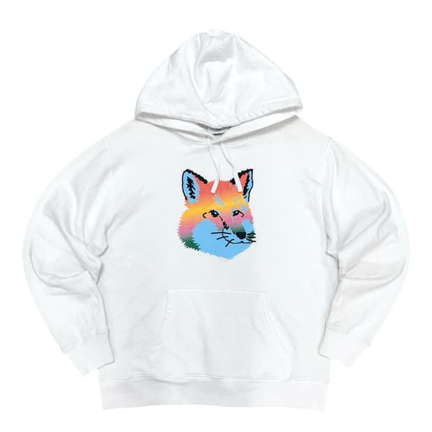 메종키츠네 빅폭스헤드 후드(L)