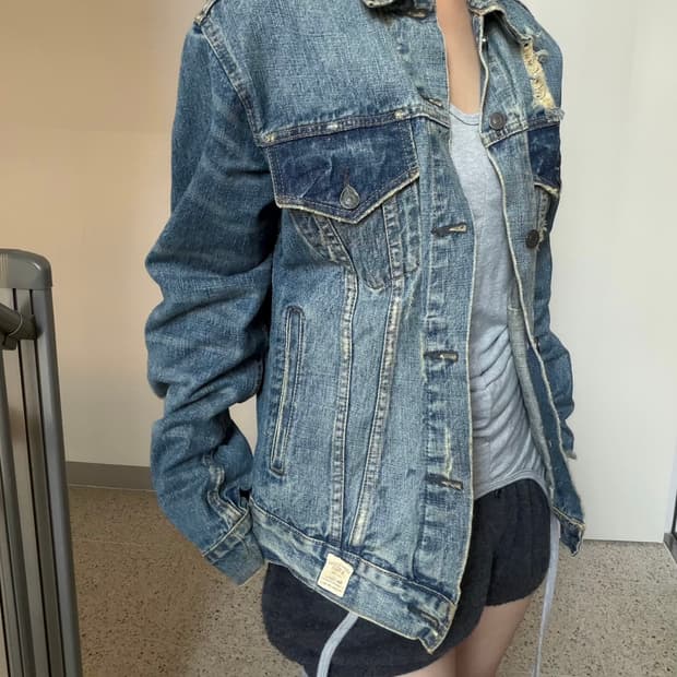 아베크롬비 데님 자켓