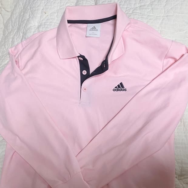 아디다스 연핑크 카라 티셔츠 저지 집업 퓨마 나이키 아베크롬비