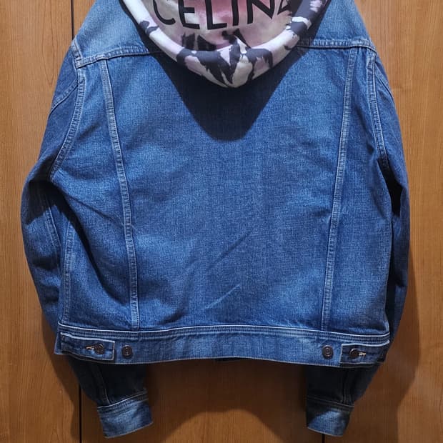 셀린느 후드 데님자켓
