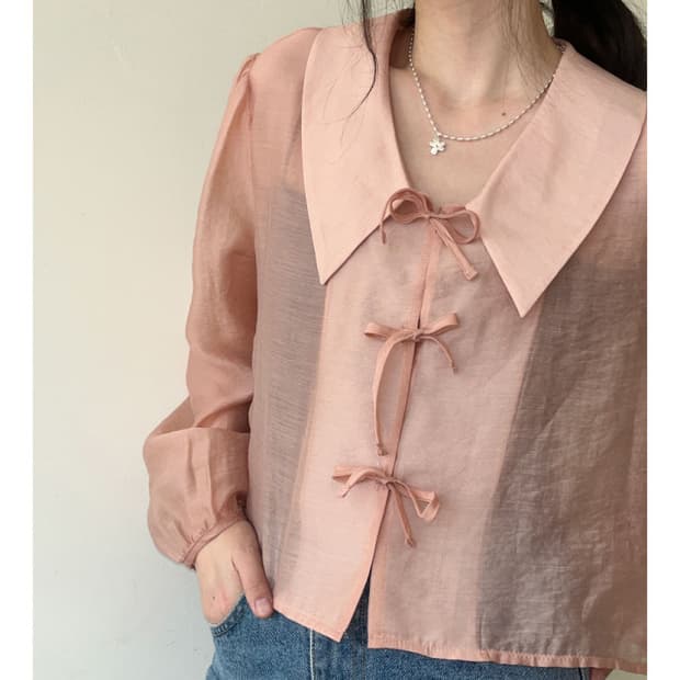 김아홉 블라우스