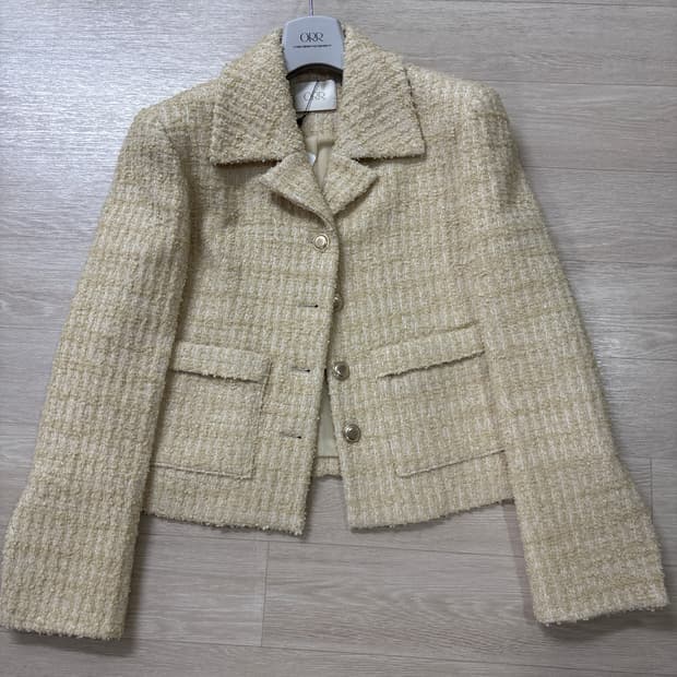 오르 버터 트위드 자켓  택 달린 새상품