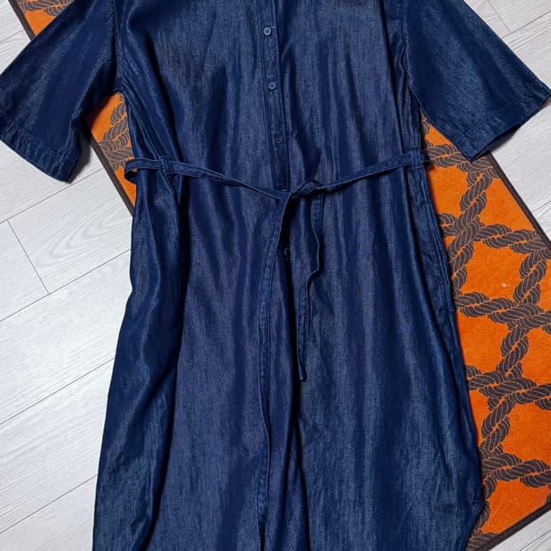 COS 데님 셔츠 원피스 사이즈 40 