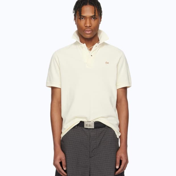 [S]이알엘 ERL 폴로 셔츠/화이트