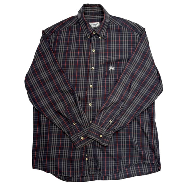 버버리 노바 체크 셔츠 L