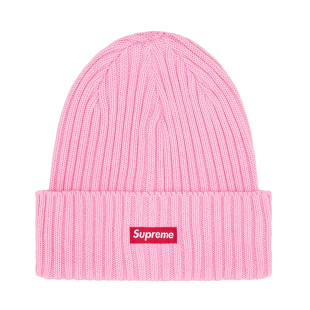 슈프림 오버다이드 비니 핑크