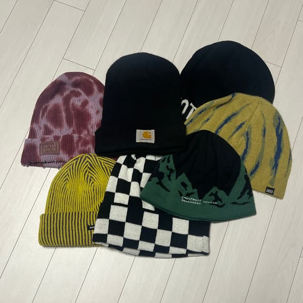 칼하트, 스컬프터 등 비니 일괄 세트