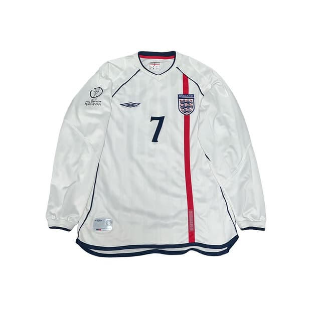 잉글랜드 01-03 데이비드 베컴 긴팔 유니폼