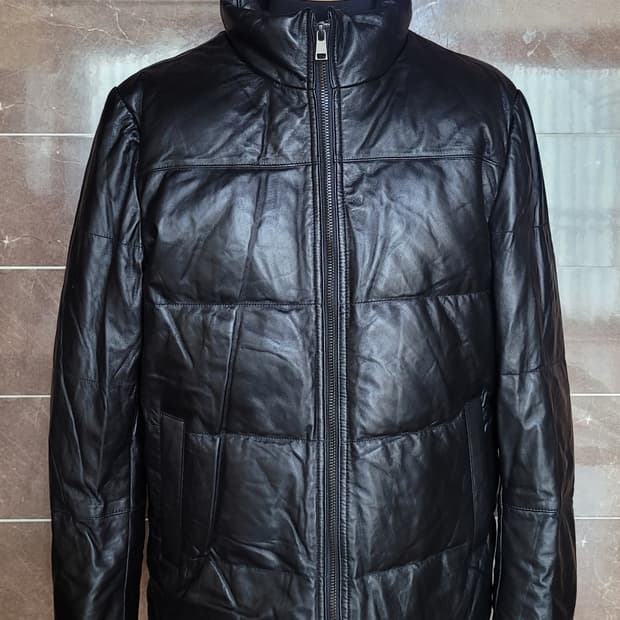 (남성95사이즈) 카시바디,KASIBADY 양가죽패딩 자켓(거위100)