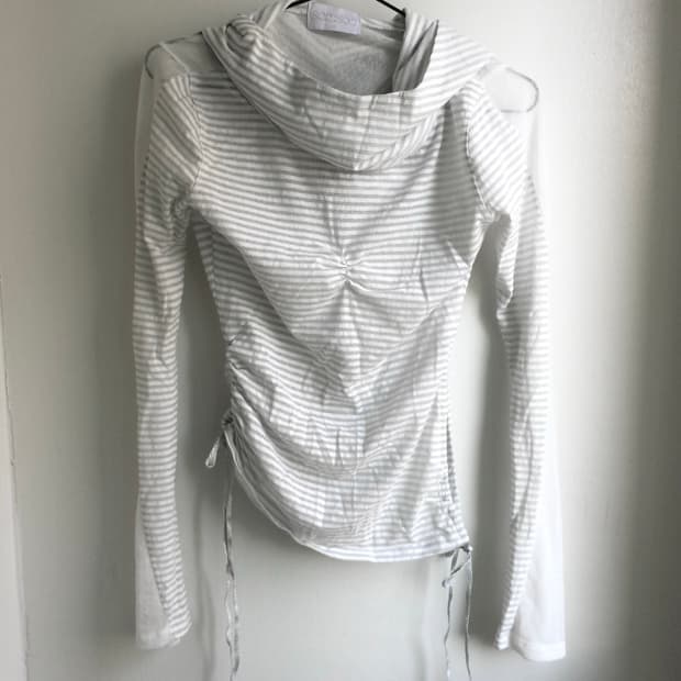 SOMSOC KANNA CONTRAST HOODED TOP