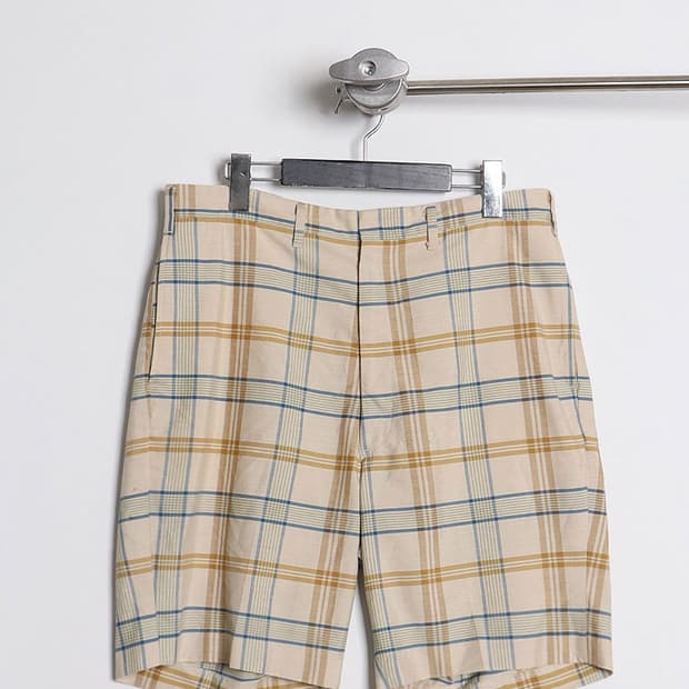  6~70's HARRIS SLACKS Check Shorts (32)