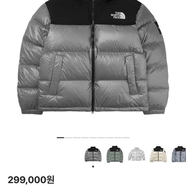 노스페이스 화이트라벨 노벨티 눕시 다운