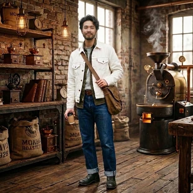 [S급] 리바이스 화이트 데님 자켓 (S사이즈) - 미사용 새상품