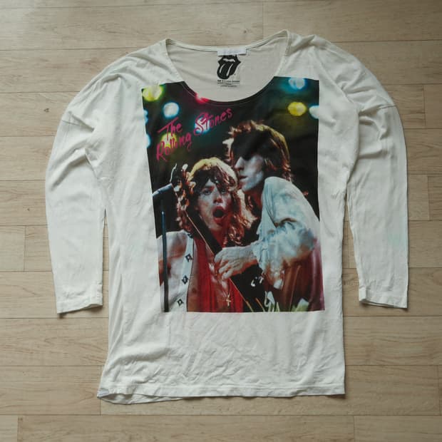 빈티지 히스테릭 글래머 x 롤링스톤즈 롱 슬리브