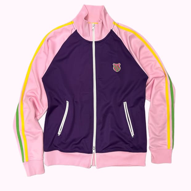 M2SQUARED pink purple patch jersey