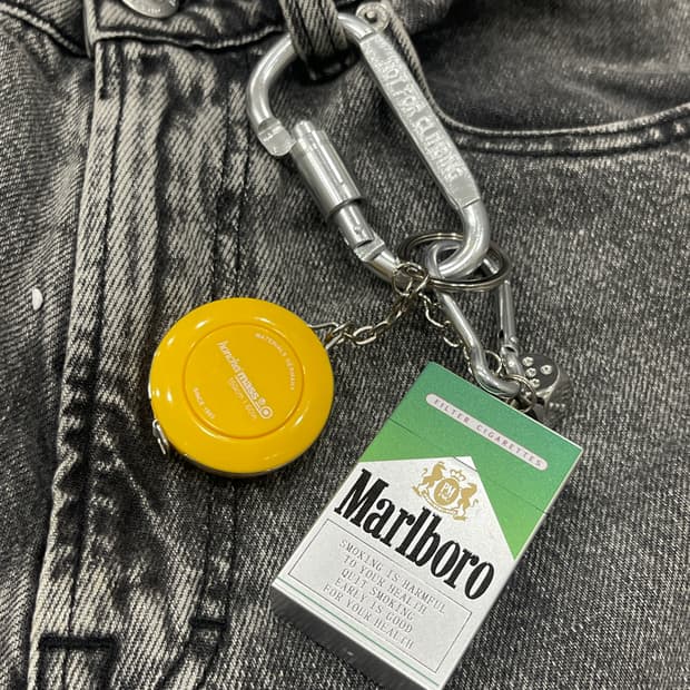 말보로 그린 & 줄자 키링세트