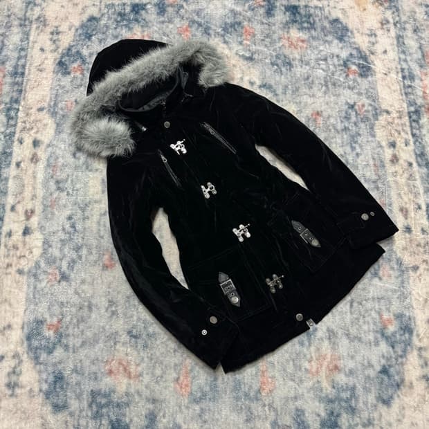 In the attic 00s velour trimming fur fir