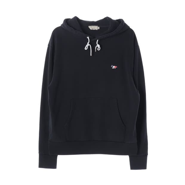 메종키츠네 트리컬러 폭스 패치 클래식 후드티 XXL