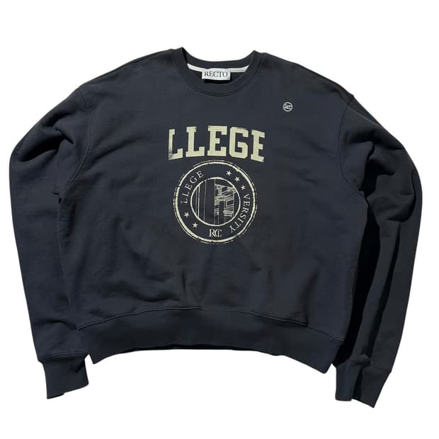 렉토 LLEGE 크롭 맨투맨