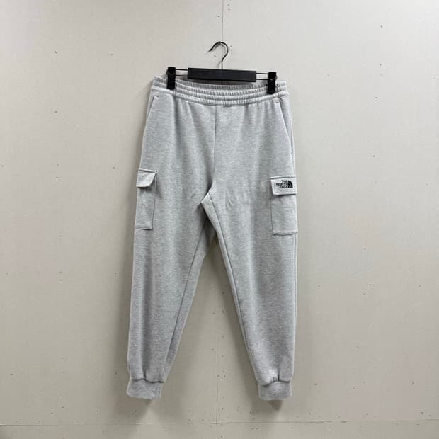 공용 75 / 노스페이스 스웻 카고 조거팬츠  트레이닝 그레이