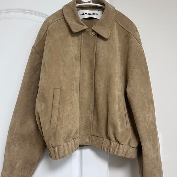 블랙업 스웨이드 블루종 마켓