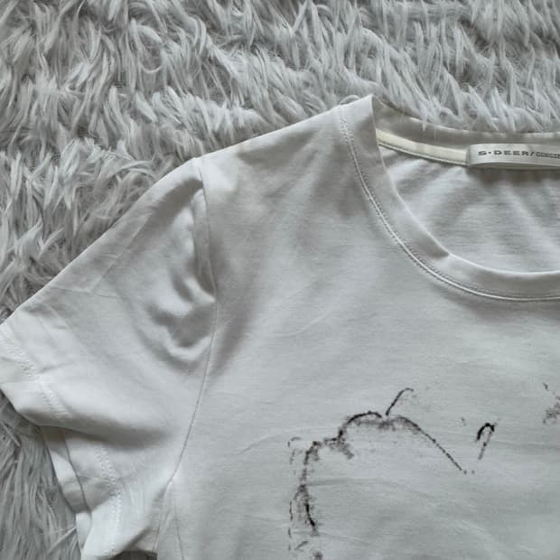 SDEER 일본빈티지 y2k 반팔티 노드 반팔 빈티지반팔 S 38