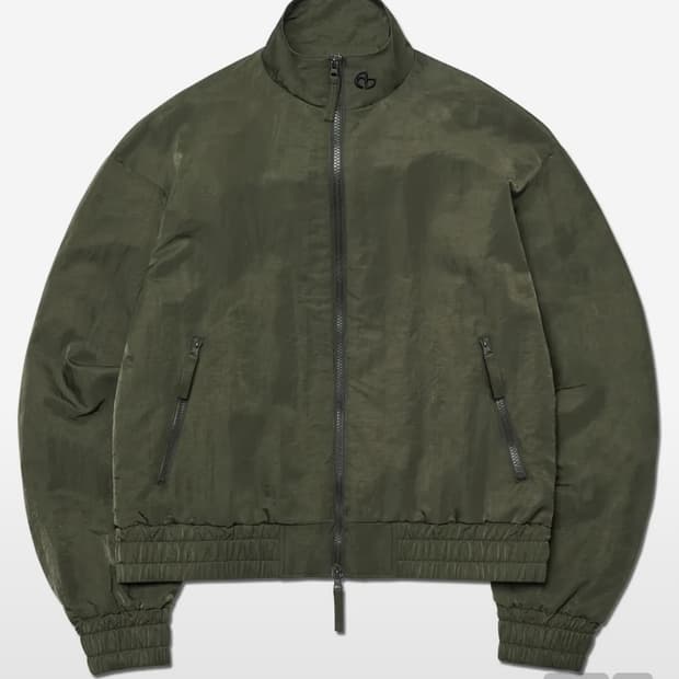 노매뉴얼 N.S NYLON JUMPER - DEEP KHAKI