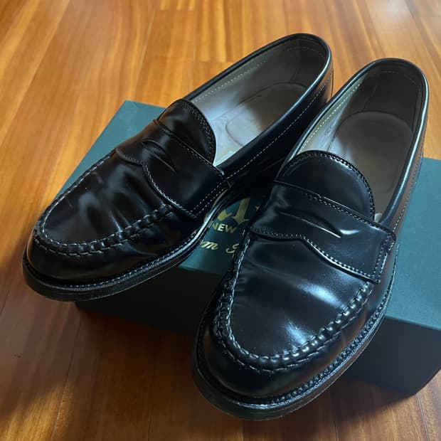 7.5D) 알든 코도반 블랙 로퍼 987