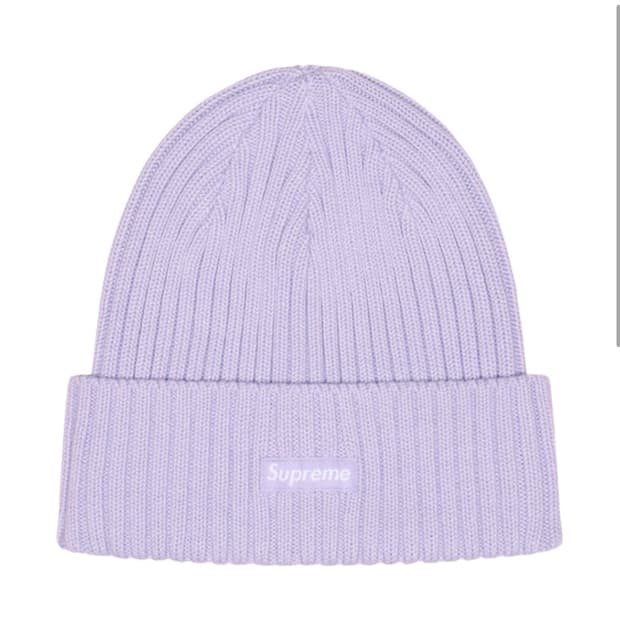 슈프림 24SS 오버다이드 비니 라벤더
