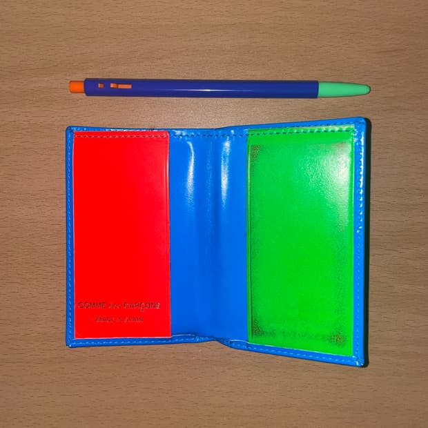 꼼데가르송 made in spain 멀티 컬러 지갑