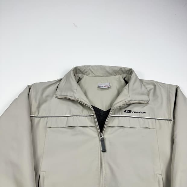 리복 클래식 오트밀 기모 바람막이 자켓 (M)