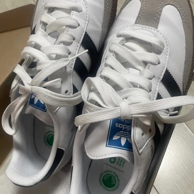 아디다스 삼바 비건 화이트 240
