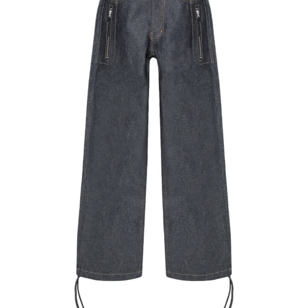 Mjd 로우라이즈 인디고 데님 L