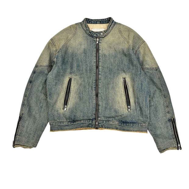 애프터아워즈 레이서 데님 자켓