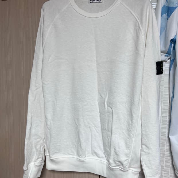 [XL] 스톤아일랜드 맨투맨 화이트