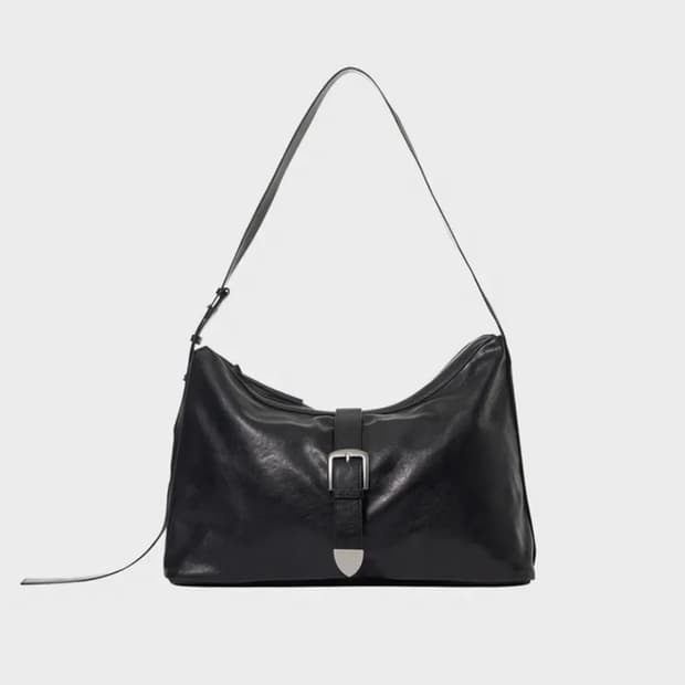 두마로 에릭 크로스백 블랙 레더 [새상품]