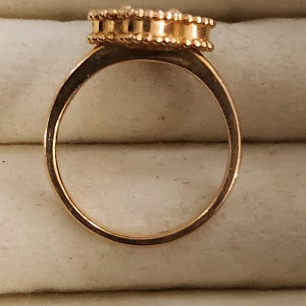 18k 클로버 반지